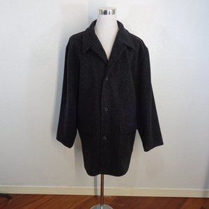 KS Men's Wool Blend Medium Length Coat sz 2xl charcoal/gray Mint condition!
